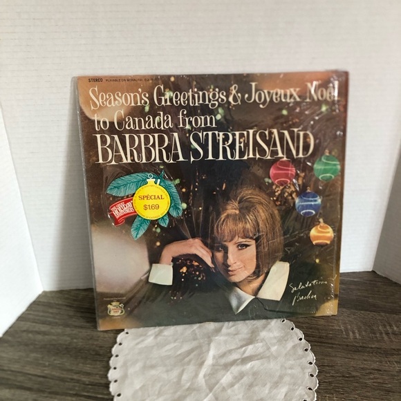 Vintage Other - Vtg Barbara Streisand Holiday Vinyl Record
